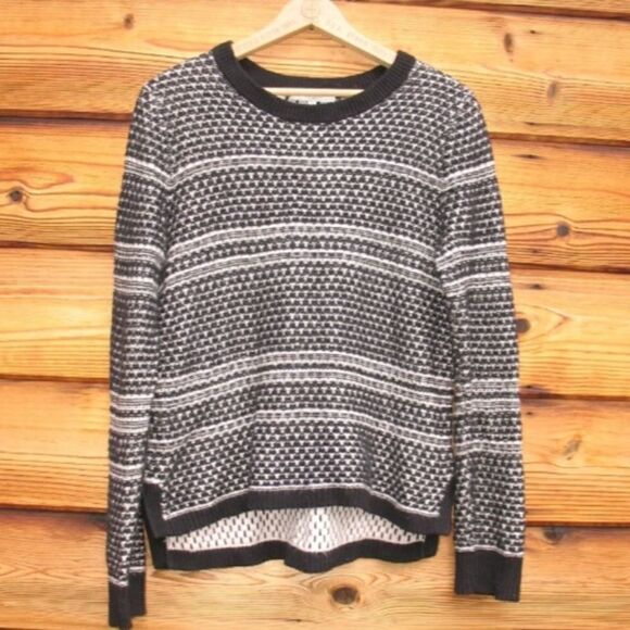 Madewell  Black White  Sweater - Picture 2 of 8